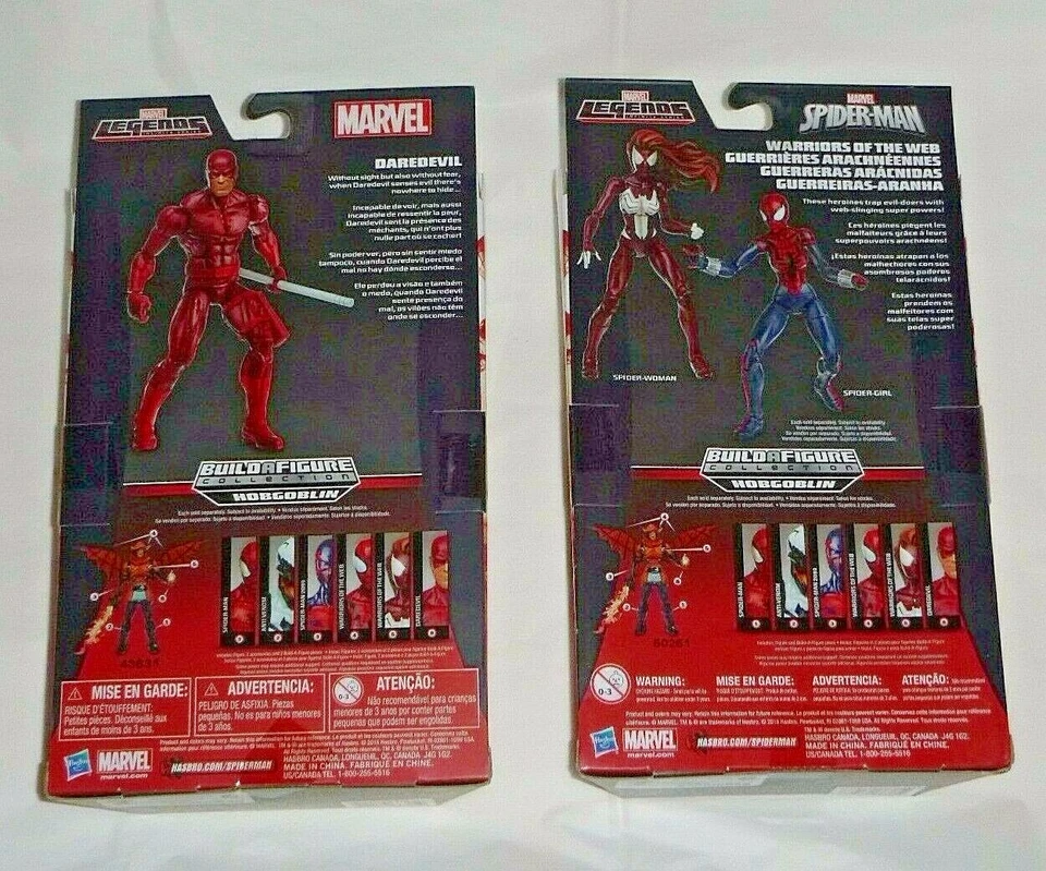 MARVEL LEGENDS CONSTRUIR UNA FIGURA HOBGOBLIN SET SPIDER-MAN 2099 PIZZA ANTIVENENO Foto 4 de 4