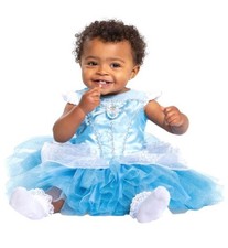 Disney Baby Cinderella Tutu Dress With Character Cameo Costume Size 6-12M - NWT