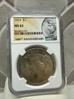1923 $1 Peace Dollar NGC MS63 Choice BU - Special 100th Anniversary NGC Label