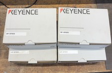  4 New Keyence OP-87633 Sensor Cables. M8 L-Shaped Lot of 4.  11D1 