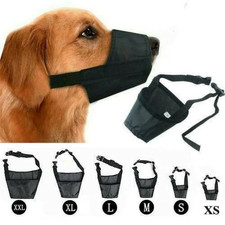 Dog Muzzles for Small Medium Large Dogs Soft Nylon Muzzle with Safety Buckle Pup