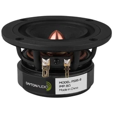Dayton Audio PS95-8 3.5" Full Range Driver 8 Ohm - Audiophile Speaker