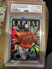 2024 Topps Chrome Gunnar Henderson Expose 1/10 FOP Baltimore Orioles  #TCE10