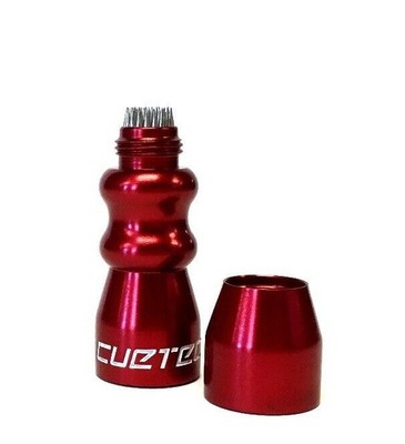 Cuetec Cues Bowtie 3-in-1 Shaper/Scuffer/Tip Pick Pool/Billiards Tool - Red