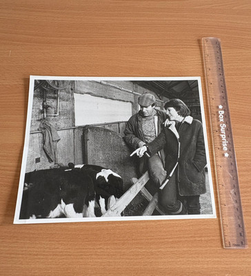 Ein Original Vintage Werbedruck der Emmerdale Farm (TV-Show - 1972-1975).