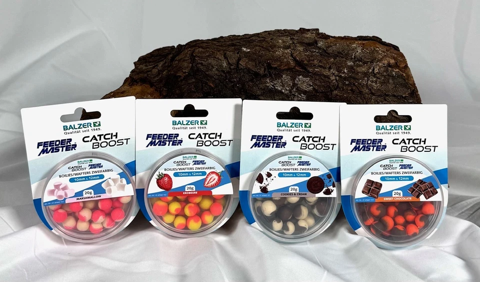 Balzer Catch Boost Method Feeder Boilies Wafter 10mm & 12mm zweifarbig Köder - Bild 1 von 1