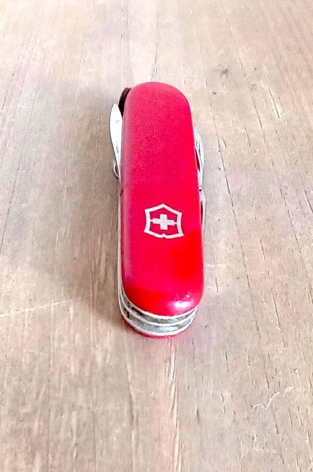 Ancien vintage Victorinox Spartan Couteau de Poche Suisse, Léger, Multitool - Photo 2/4