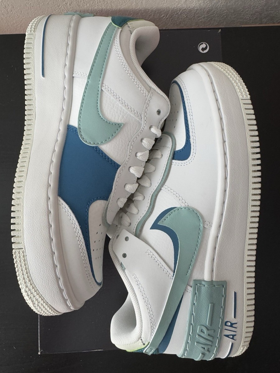 Nike Air Force 1 Shadow 'White Industrial Blue Teal' DZ1847-101 W