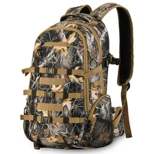 GoHimal 600D Waterproof Hunting Backpack for Men,Camo Pack with Bow Holder