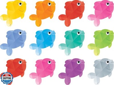 Teacher Created Resources (3551) Colorful Fish Mini Accents