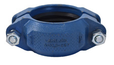 Victaulic 3" Blue Coupling w Gasket Interior Clamp Tool QuickVIC Ductile Iron