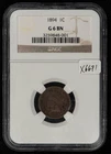 1894 1c Indian Head Small Cent - Brown - NGC Good 6 BN - SKU-X6671