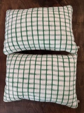 2 Hearth and Home by Magnolia Green And White Pillows