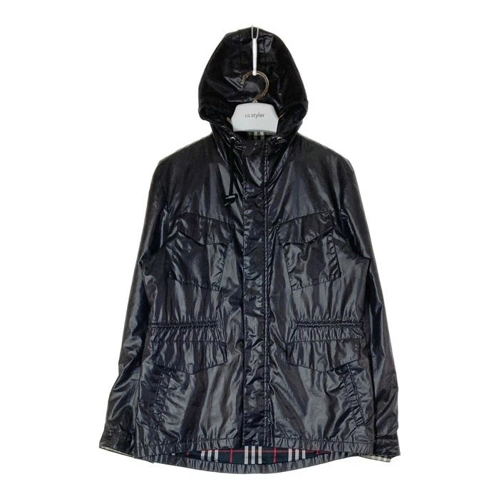 GIACCA CON CAPPUCCIO BURBERRY BLACK LABEL BMP13 701 09 FODERATA NOVA CHECK TAGLIAm Usata