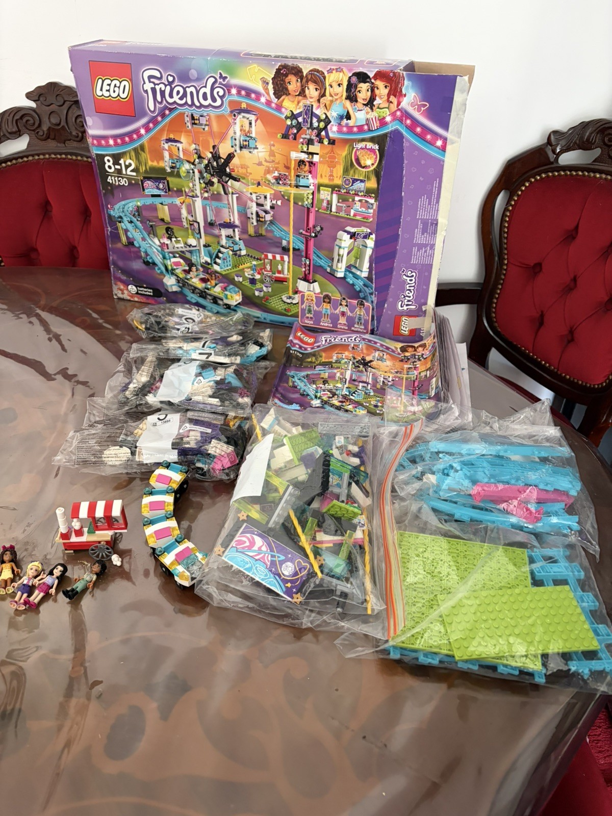 LEGO 41130 Friends Amusement Park Roller Coaster please read