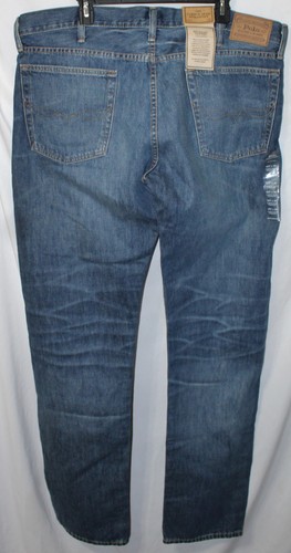 Neu Polo Ralph Lauren Verick Slim Straight Patchwork Graffiti Jeans - 38T x 36 - Bild 6 von 6