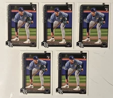 2025 Topps Update Eric Orze Rookie RC 5-Card Player Lot #US212 Rays