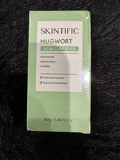 SKINTIFIC Mugwort Acne Clay Mask Stick 40g -Reduces redness, Inflammation, Pores