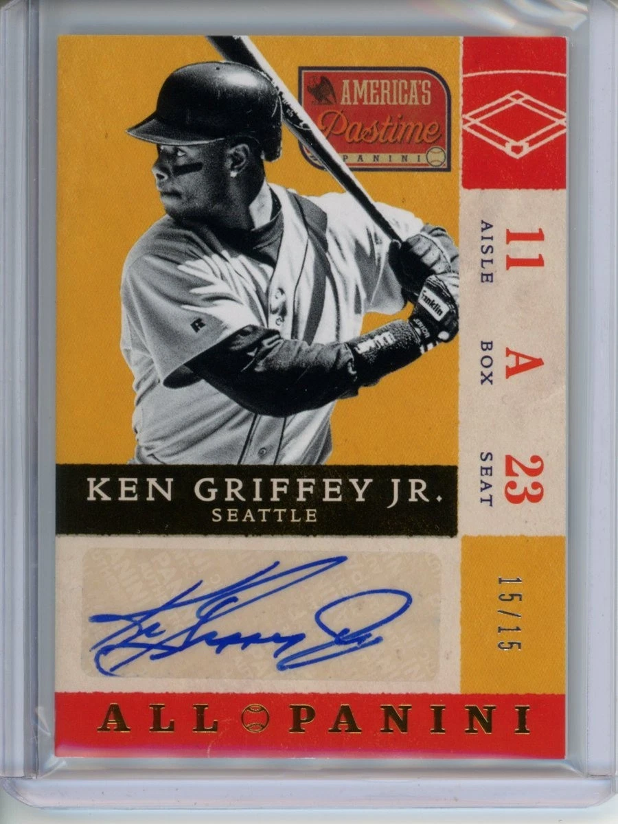 Autographed Ken Griffey Jr Baseball Cards for sale | eBay