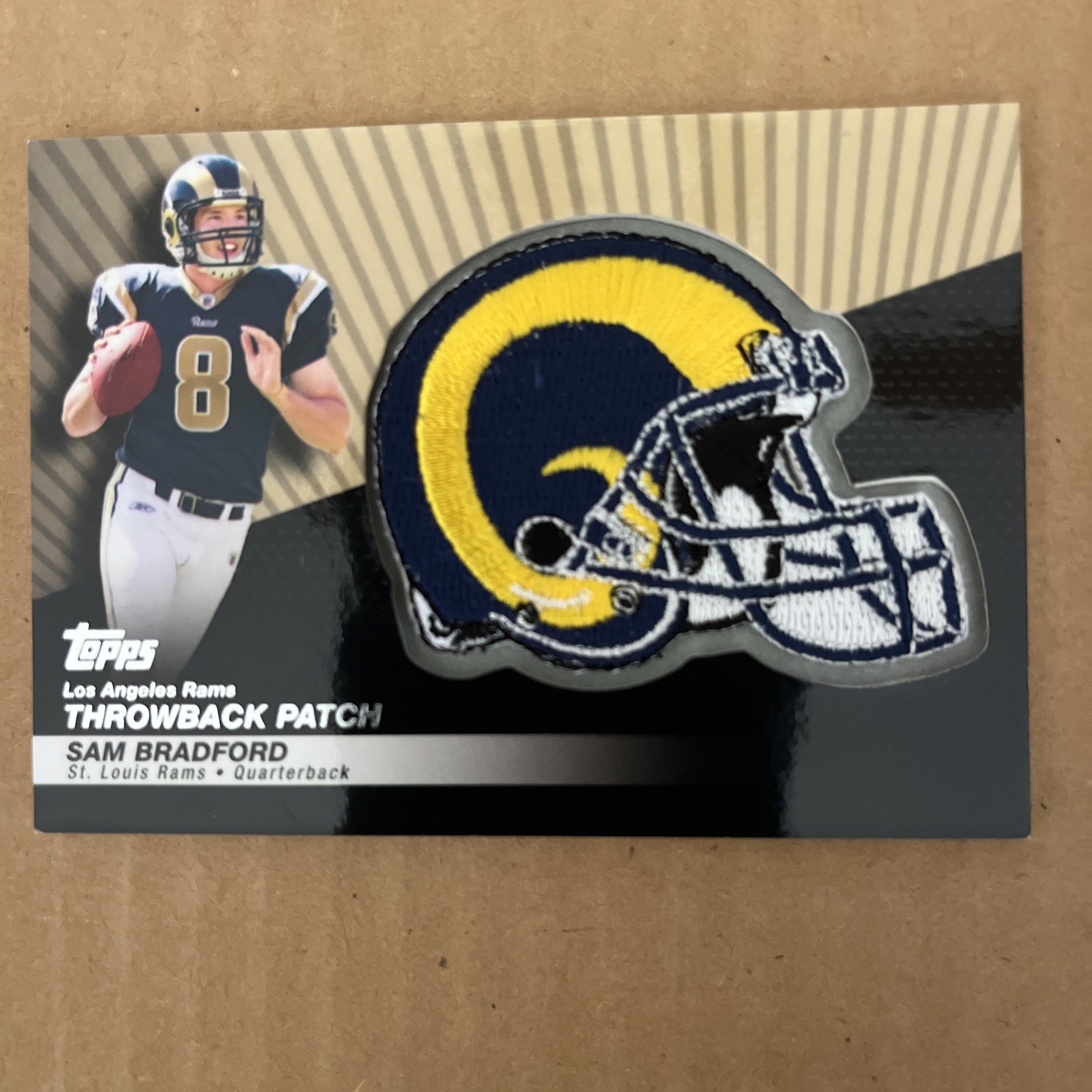 Sam Bradford Topps Throwback Patch #LPC5 Base