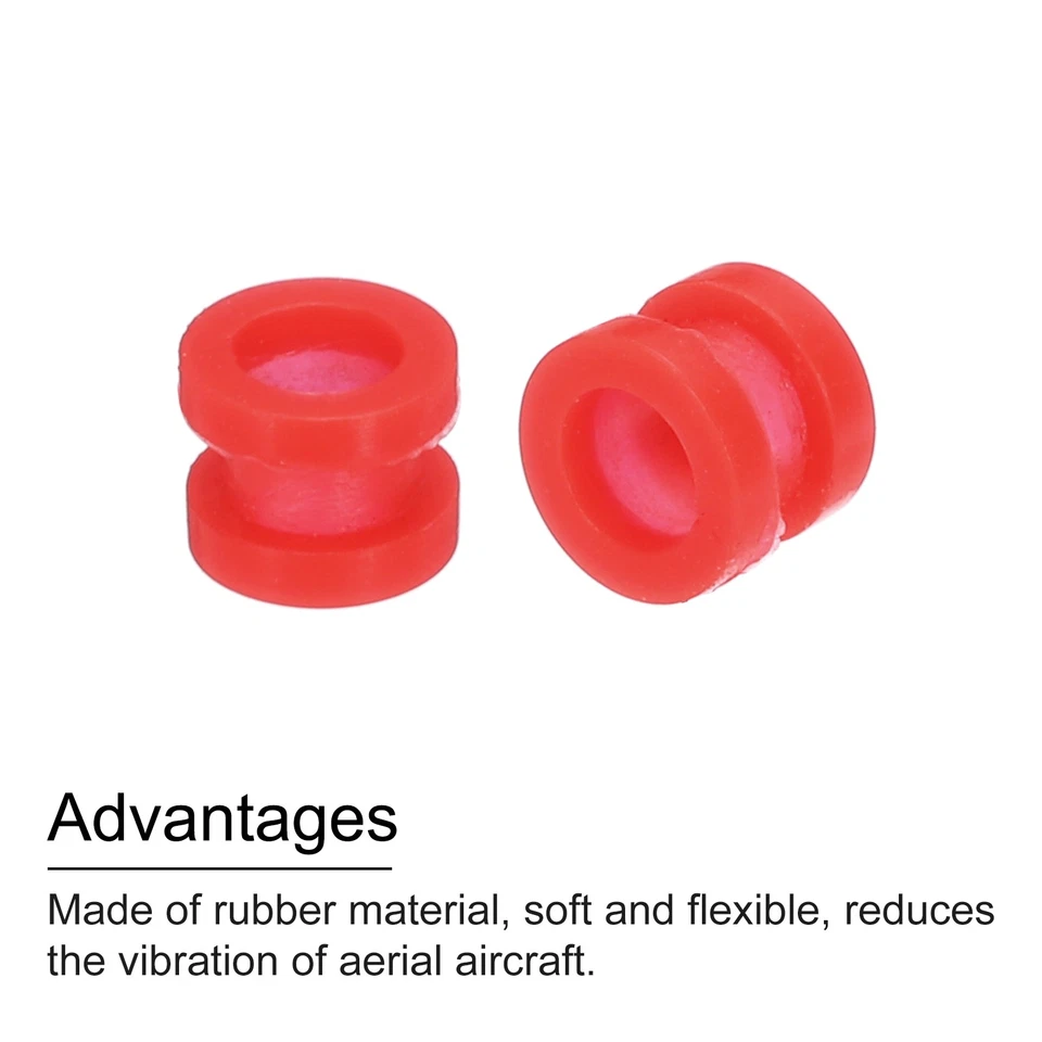 12 stücke RC Anti Vibration Gummibälle für F4 F7 Flug Controller M3x3.8mm Rot - Bild 4 von 4
