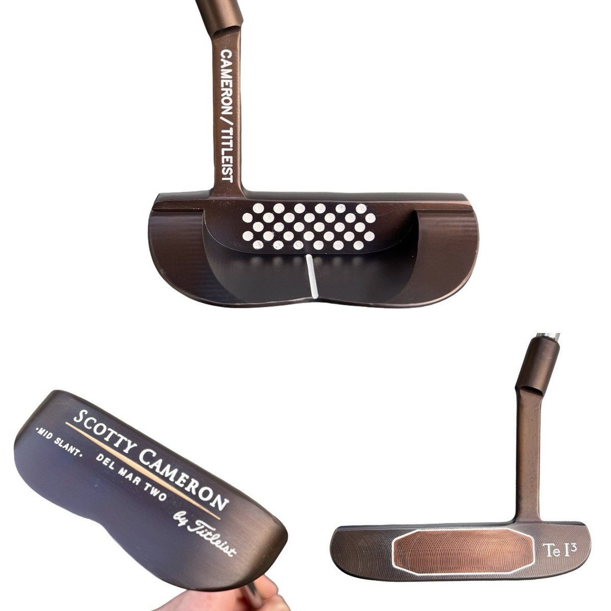 スコッティキャメロン　DEL MAR TWO Scotty Cameron Teryllium Del Mar 2 Satin OILCAN Mid Slant 35