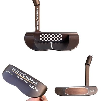 Scotty Cameron Teryllium Del Mar 2 Satin OILCAN Mid Slant 35  Putter Milled Face
