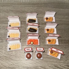 Zuru Mini Brands TGI Fridays Restaurant Lot of 12 Mini Foods - YUM!