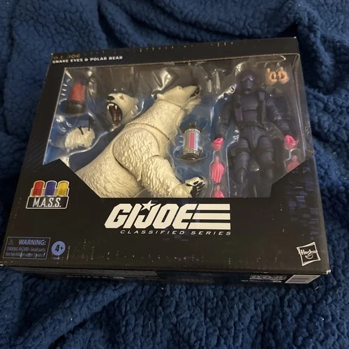 G.I. Joe Classified Series Snake Eyes & Polar Bear 6" Deluxe Set 161 New Hasbro