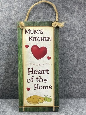 Mamas Küche Herz des Hauses Wandrelief 