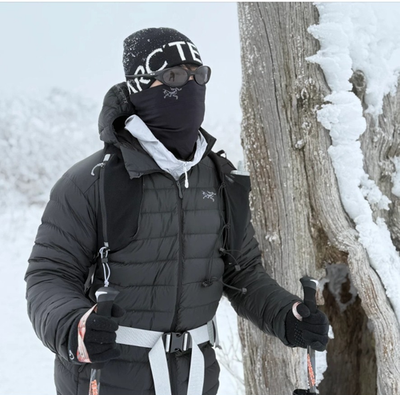 Arc'teryx Rho Neck Gaiter Long Black Winter Warm Lightweight