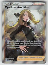 Cynthia's Ambition Holo 169/172 Ultra Rare Brilliant Stars Pokemon NM on eBay