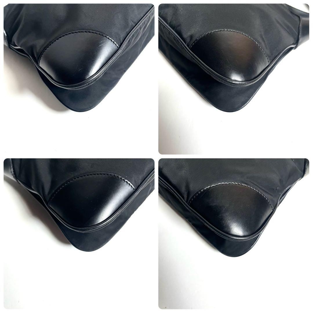 PRADA Tessuto Nylon Crossbody Bag Black thumbnail 6