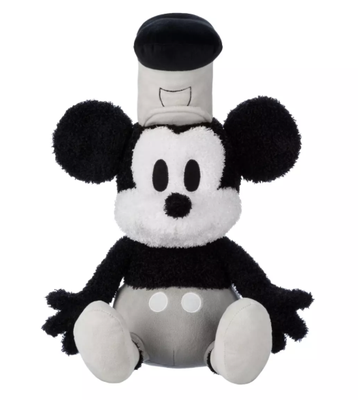 Steamboat Willie ミッキーマウス STEIFFぬいぐるみ Disney Parks Mickey Mouse Weighted Plush – Steamboat Willie – 17