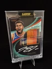 Karl-Anthony Towns x Tyson Beck Game Worn Patch Auto Liberty Autograph /8 Knicks