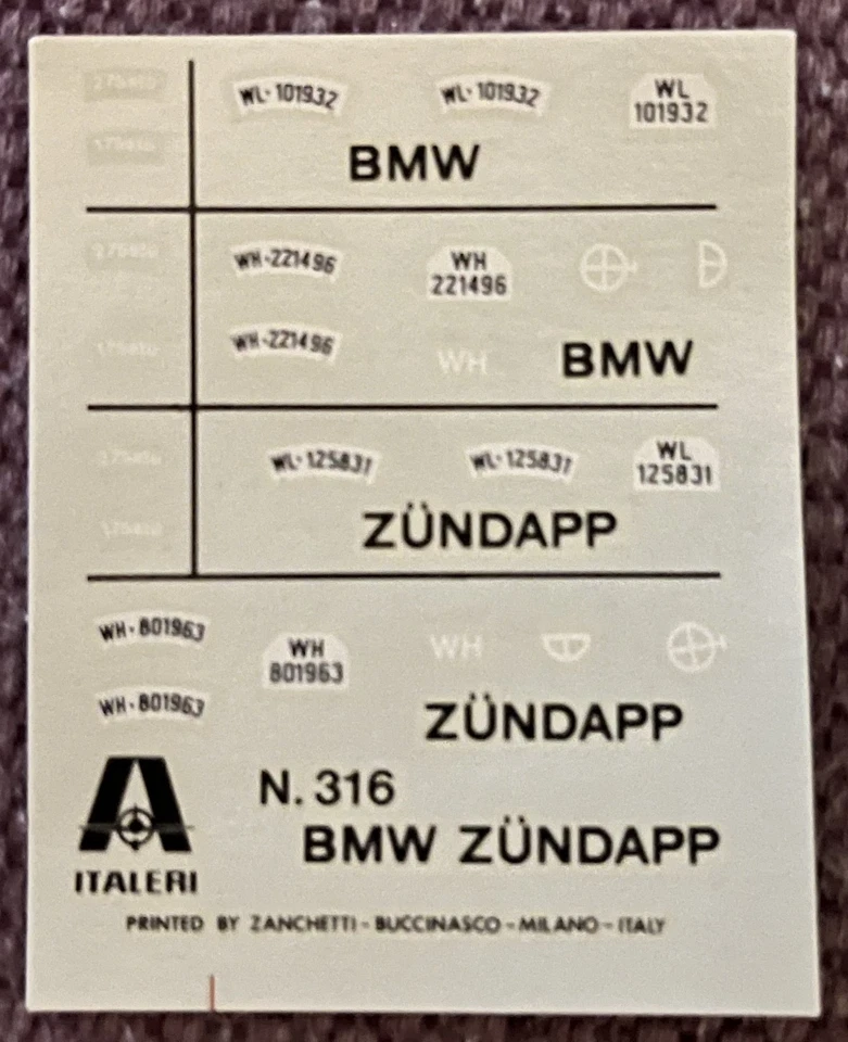 Italeri 1:35 BMW & Zündapp Motorcycles - Imagen 3 de 3
