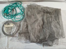 Stainless Steel Mesh EMF Shielding Fabric, Sheet Grounding Kit