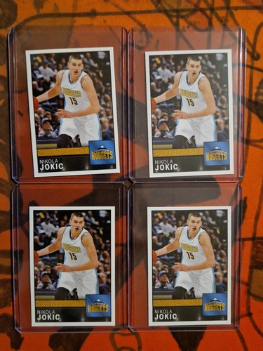 Nikola Jokic 2016-17 Panini NBA Sticker Collection 1ST YEAR STICKER LOT of4 #251