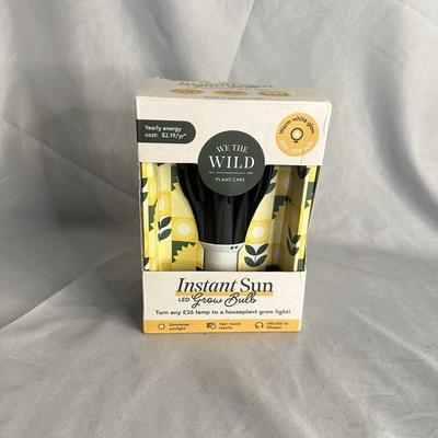 We The Wild Instant Sun Houseplant Full Spectrum Grow Light Bulb 10W/50,000 Hrs