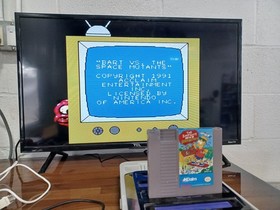 The Simpsons Bart vs the Space Mutants NES Game Clean Label Tested Cart Only