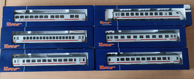 ROCO H0 65804 - 09: 6 tlg IC Wagenset der DB, in OVP ( MEC)