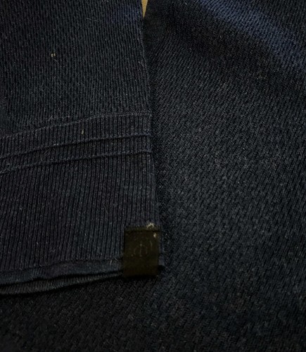 Rag & Bone Sweater Men's Medium Martin Extra Fine Merino Wool Crewneck Blue Soft - Picture 3 of 8