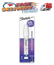 Sharpie Oil-Based Medium Point White Paint Marker, 1 Each