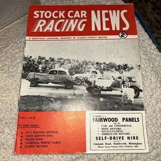 Stock car racing News volume 2 No. 8 August 1961