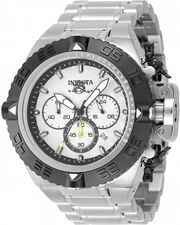 Invicta Subaqua Noma IV Chronograph GMT Quartz Silver Dial Men's Watch 48201
