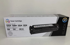 NEW LD Black Toner Cartridge For HP 125A, 128A, 131A, 131X, Canon 116, 131  II