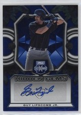 2023 Panini Elite Extra Edition Hidden Gems Blue Guy Lipscomb Jr Auto 4z8