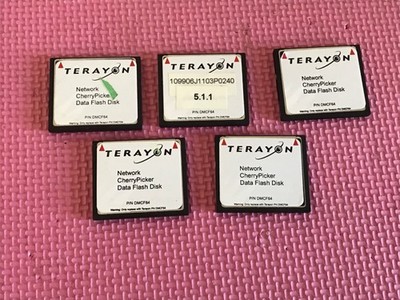 5 Terayon Motorola Cherry Picker CF 64GB CompactFlash Industrial Card SDCFB-64 E