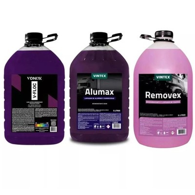 Vonixx Vintex Alumax Removex V-Floc Kit Auto Räder KFZ Wartung Sauber