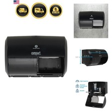 Compact 2-Roll Side-by-Side Coreless High-Capacity Toilet Paper Dispenser by ...